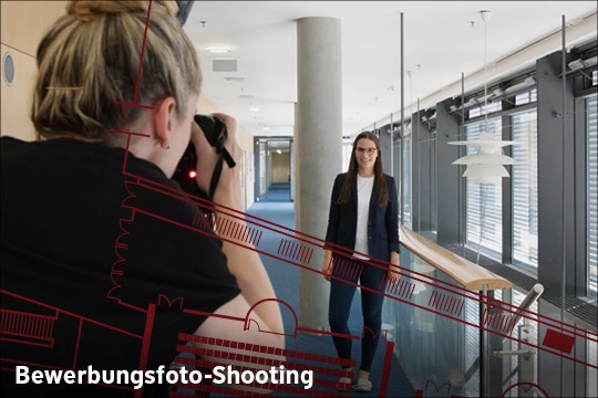 Kachel mit Verlinkung zu Bewerbungsfoto-Shooting